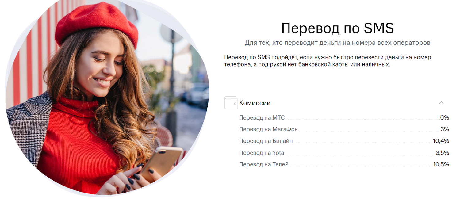 Переводы с номера МТС по SMS