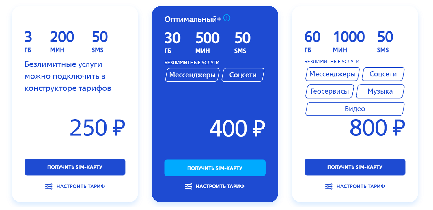 Втб мобайл тарифные планы