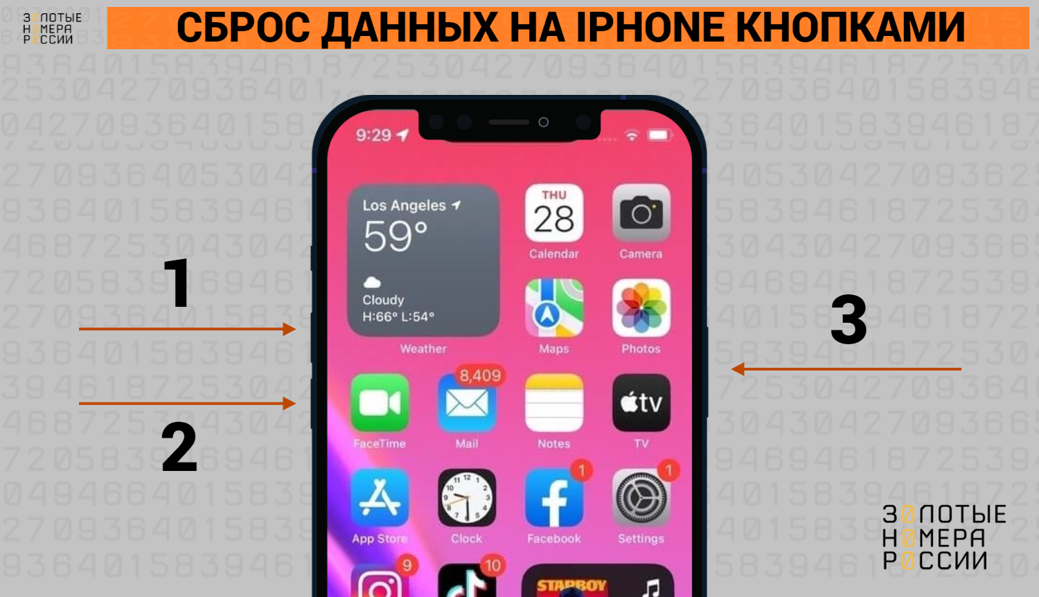 Как сделать хард ресет для iPhone - ТопНомер.ру