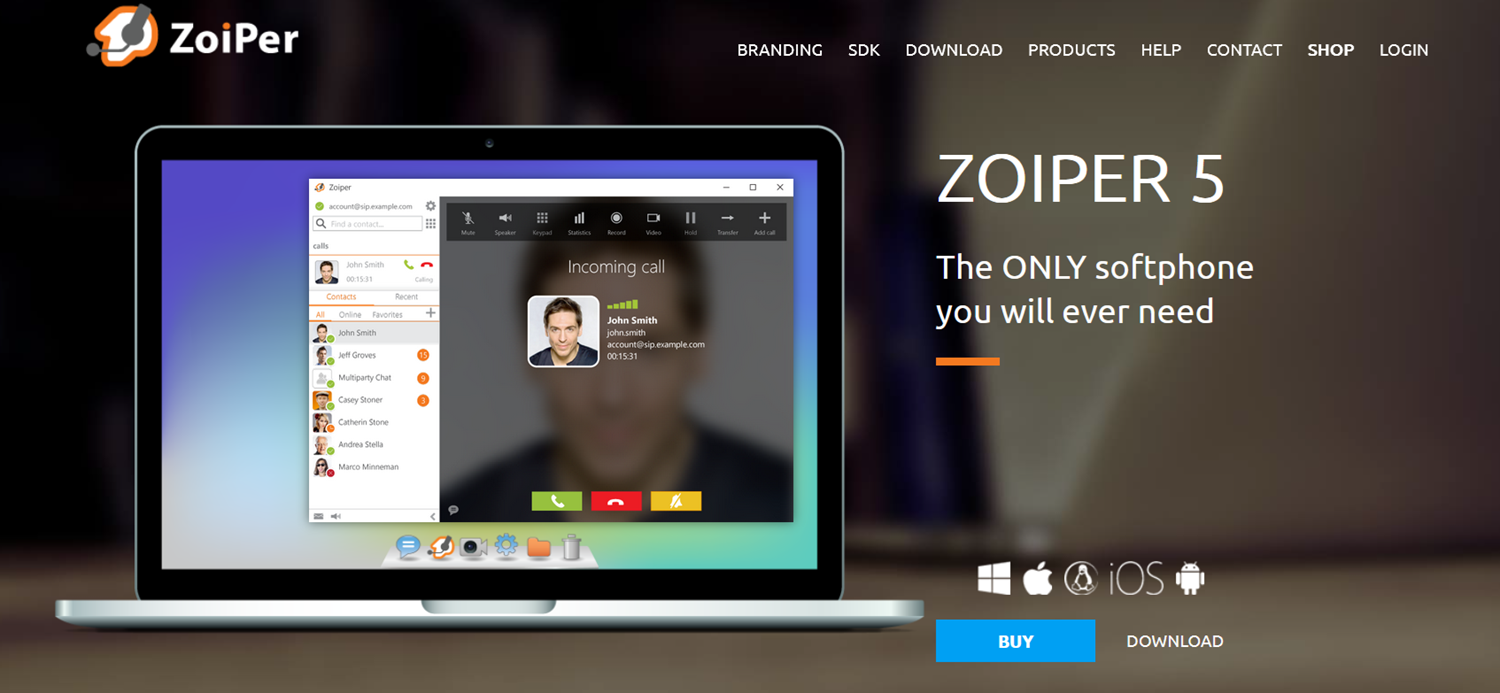 Софтфон&nbsp;Zoiper