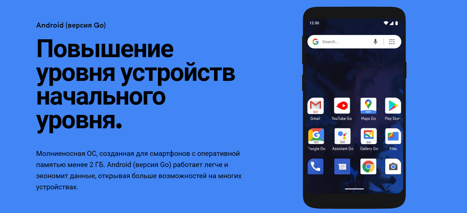 Операционная система Android Go