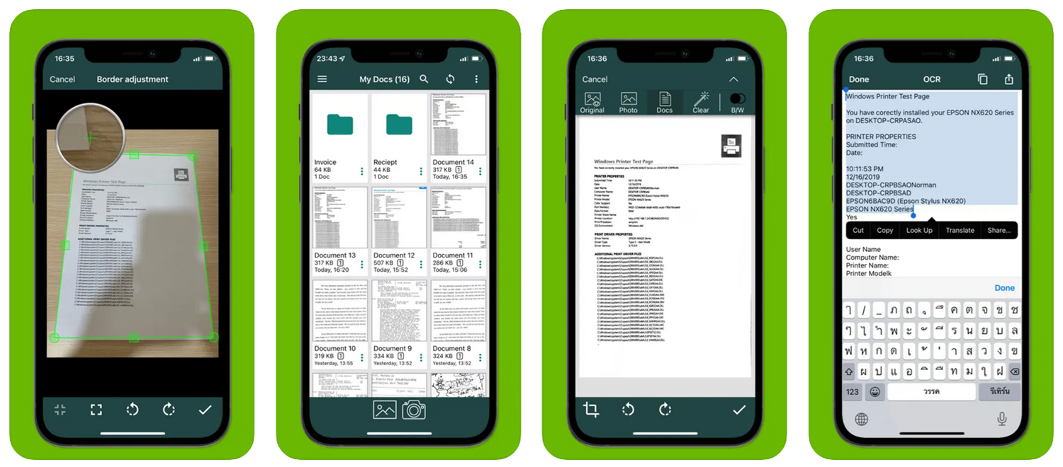 Приложение для сканирования документов Clear scan